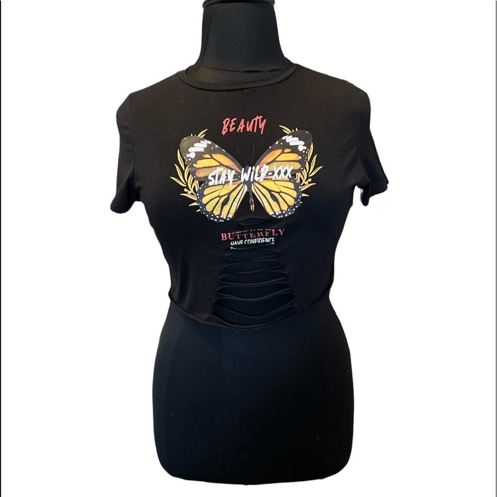 SHEIN Women’s plus Size Crop Tee